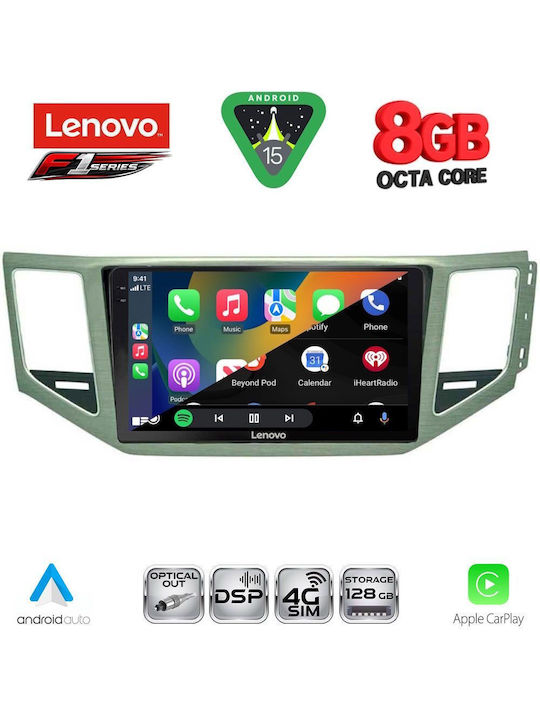 Lenovo Car Audio System for Mercedes-Benz SL Volkswagen Golf Sportsvan 2014-2021 (Bluetooth/USB/WiFi/GPS/Apple-Carplay/Android-Auto) with Touch Screen 10"