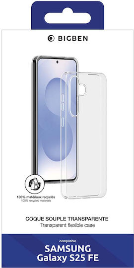 Bigben Connected Husa Moale Anti-șoc Samsung Galaxy S25 Fe Margini Ridicate Transparentă