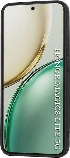 Back Cover Silicon Negru (Honor Magic8 Lite, SKYDDAR INNOVATION)