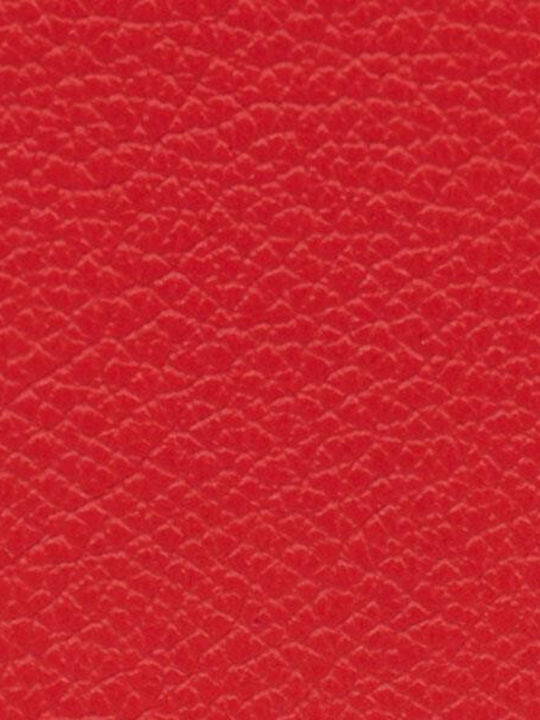 Leather Men's Wallet Classic with RFID and Slide Mechanism Red
