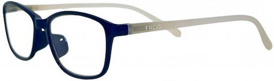 Frog Optical Reading Glasses +2.75 in Navy Blue color