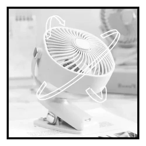 Hoomei Ventilator De Mână USB Alb HM-8492S