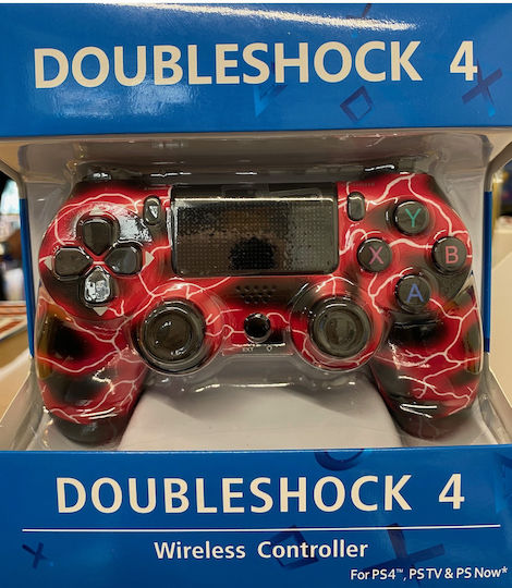 Doubleshock 4 Ασύρματο Gamepad για PS4 Red Thunder
