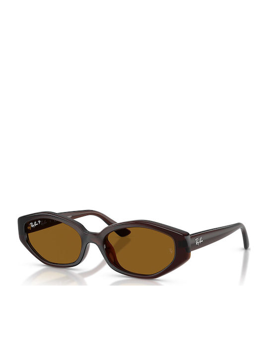 Ray Ban Γυαλιά Ηλίου Καφέ με Σκελετό Ray Ban Γυαλιά Ηλίου Καφέ με Σκελετό