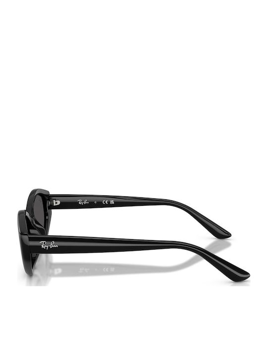 Ray Ban Unisex Γυαλιά Ηλίου με Μαύρο Κοκκάλινο Σκελετό και Μαύρο Φακό RB4473D 667787