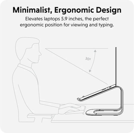 Hyper Stand pentru Laptop Gri (HS1110GYGL)