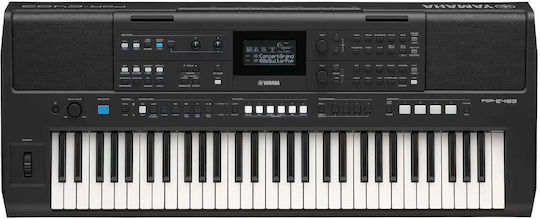 Yamaha Αρμόνιο PSR-E483 με 61 Πλήκτρα Μαύρο