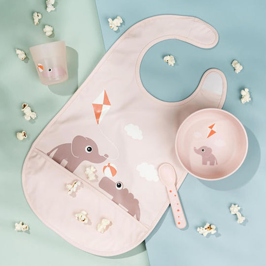 Done by Deer Baby- und Kinder-Essgeschirr aus Kunststoff Rosa 2 Stücke