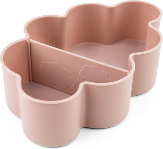 Done by Deer Feeding Set made of Plastic with Non-Slip Base Pink 3pcs