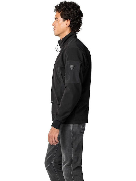 Atwater WB Winter Men's Motorcycle Jacket Softshell Waterproof Black