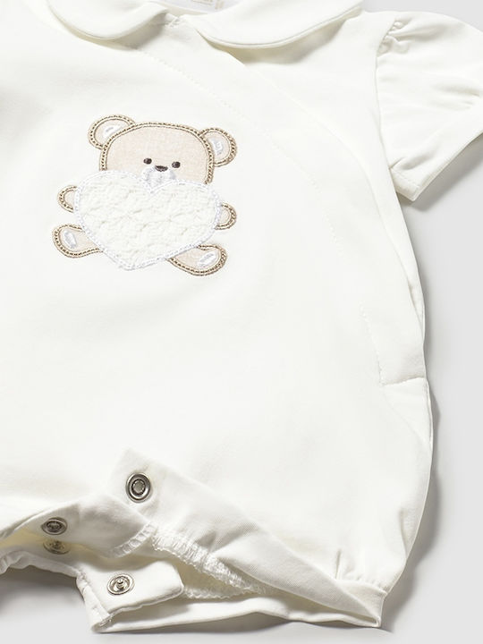 Mayoral Set Baby-Strampler Ecru 2 Stück