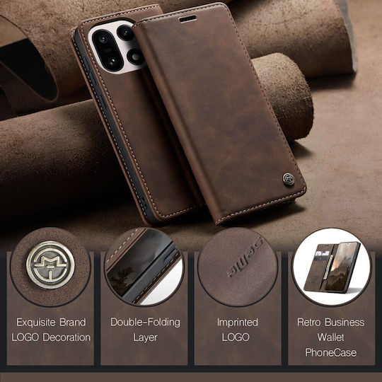 Caseme 013 Retro Book Καφέ (OnePlus 15)
