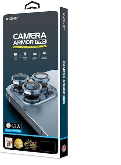 X-One Sapphire Camera Armor Pro Camera Protection Tempered Glass Silver for Galaxy S26 Ultra