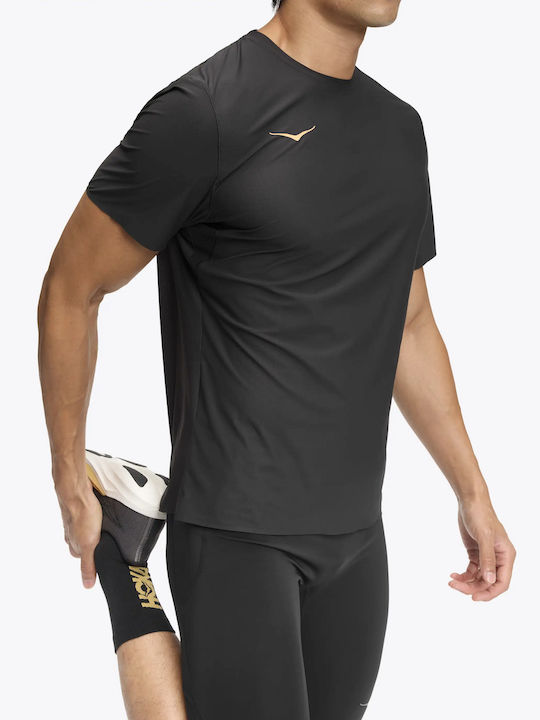 Airolite Sportliches Kurzarm T-Shirt Schwarz