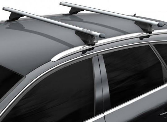 Menabo Aluminum Roof Bars Tiger XL Silver 131.5 cm Silver Color Audi Q8 E-tron 5 Doors 2022 Flush Or Raised Rails 2 Pieces 8500/mb Menabo Mp.8500/mb-15