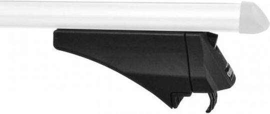 Menabo Aluminum Car Roof Bars Tiger XL Silver 131.5 cm Silver Color BMW X1 E84 5 Doors 2012>2015 Flush or Raised Rails 2 Pieces 8500/mb Menabo Mp.8500/mb-19