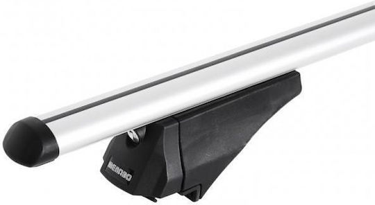 Menabo Aluminum Car Roof Bars Tiger XL Silver 131.5 Cm Silver Color BMW X4 G02 5 Doors 2018 Flush Or Raised Rails 2 Pieces 8500/mb Menabo Mp.8500/mb-22