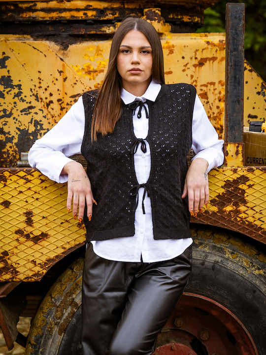 Women's Sleeveless Tunic Black