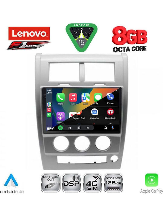 Lenovo Car Audio System for Jeep Cherokee / Liberty 2007-2014 (Bluetooth/USB/WiFi/GPS/Apple-Carplay/Android-Auto) with Touch Screen 10"