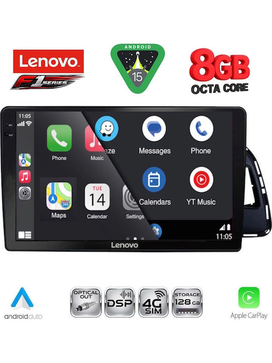 Lenovo Car Audio System for Audi Q5 2010-2018 (Bluetooth/USB/WiFi/GPS/Apple-Carplay/Android-Auto) with Touch Screen 10"