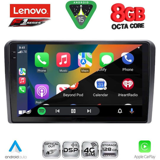 Lenovo Car Audio System for Ford Transit Connect 2018 with Touch Screen 10 inches Bluetooth USB Wi-Fi GPS Apple CarPlay Android Auto