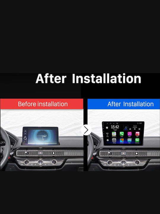 Lenovo Car Audio System for Honda Civic 2022 (Bluetooth/USB/WiFi/GPS/Apple-Carplay/Android-Auto) with Touch Screen 10"