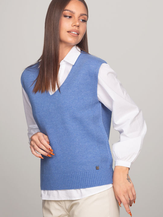 Winter Women's Tunic Sleeveless with V-Neck Raff