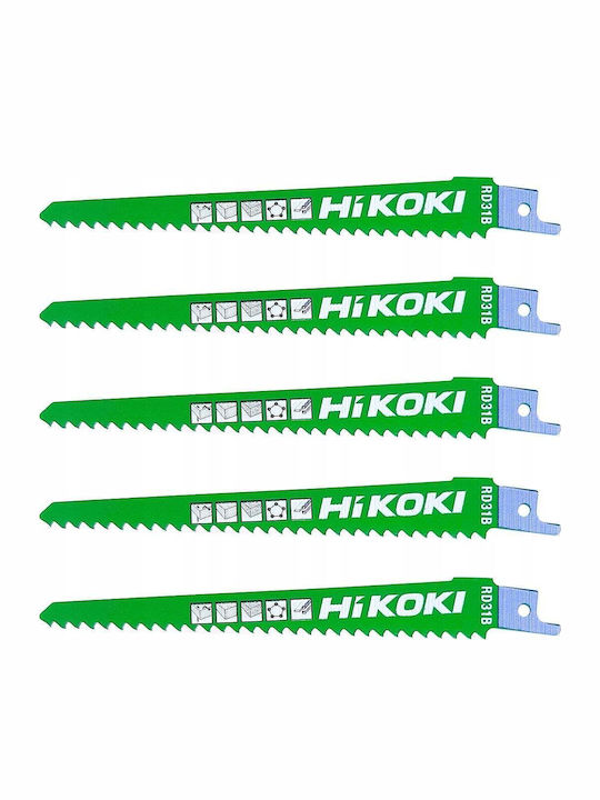 Hikoki Sabre Saw Blade Rd31b/s611df 150mm 5pcs