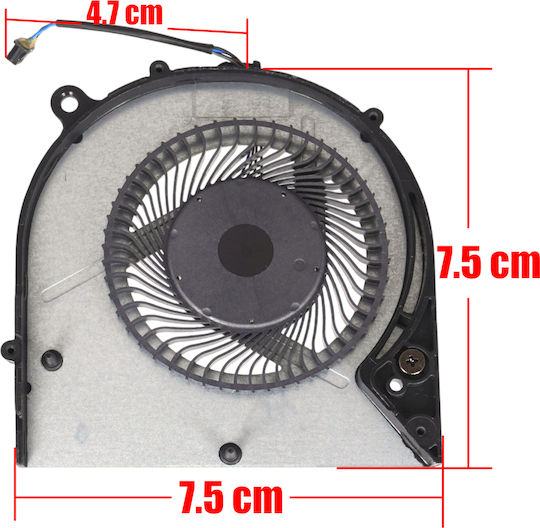 Ανεμιστηράκι Laptop Cpu Cooling Fan Hp Elitebook 850 G3 850 G4 15u G3 15u G4 850g3 755 G4 821184-001 6043b0178601 Ksb0805hcag1 Eg50050s1-c770-s9a Ns65c00-14m16 6043b0178501 4pin Κωδ.81645