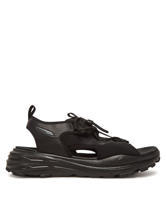 Women's Flat Sandals in Black Color