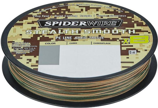 Spiderwire Stealth Smooth X8 Camouflage 150 Μ 0,07 Χιλ 6 Κιλά