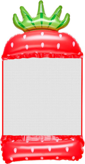 ikonka Saltea Gonflabilă Pentru Plajă Căpșuni Verde 150x70cm