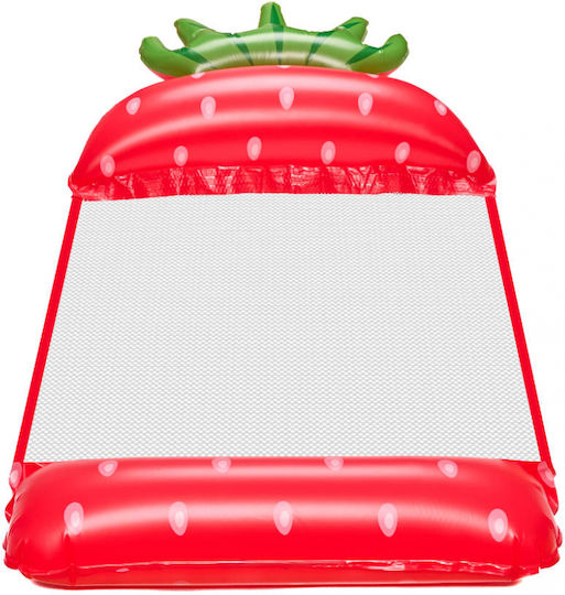 ikonka Saltea Gonflabilă Pentru Plajă Căpșuni Verde 150x70cm