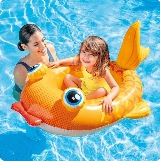 Inflatable Swimming Ring Children 107 X 69 Fish