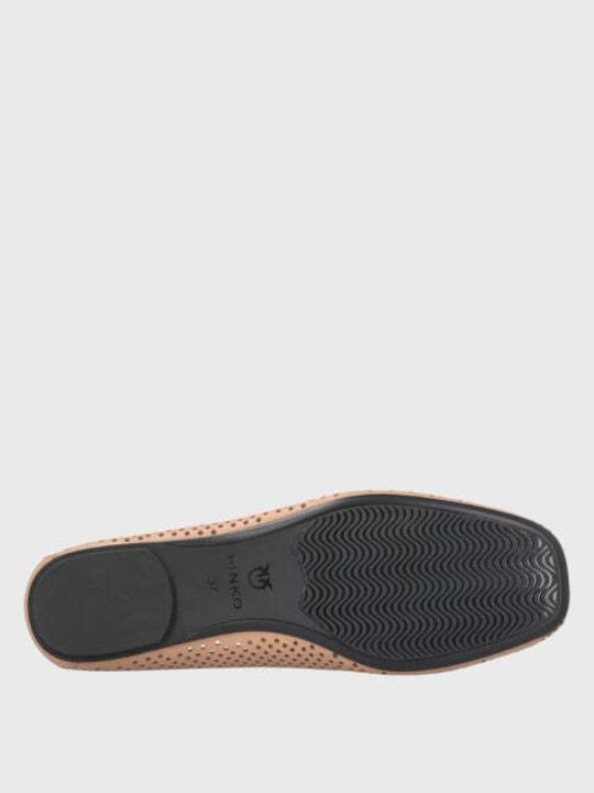 Leather Ballerinas Pink