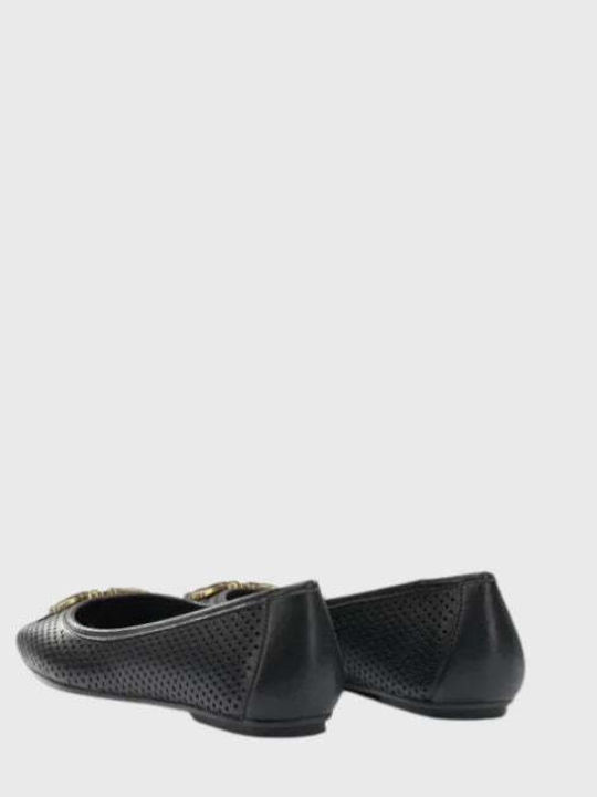 Leather Ballerinas Black