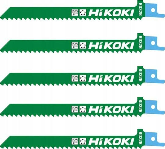 Hikoki Stichsägeblätter Rd32b/s711df 150mm 5 Stück