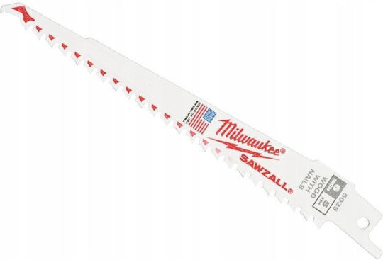 Milwaukee Reciprocating Saw Blade 150mm 50 Pieces