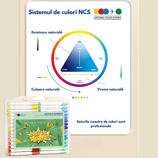 Inco Zeichenmarker Set 60Stück