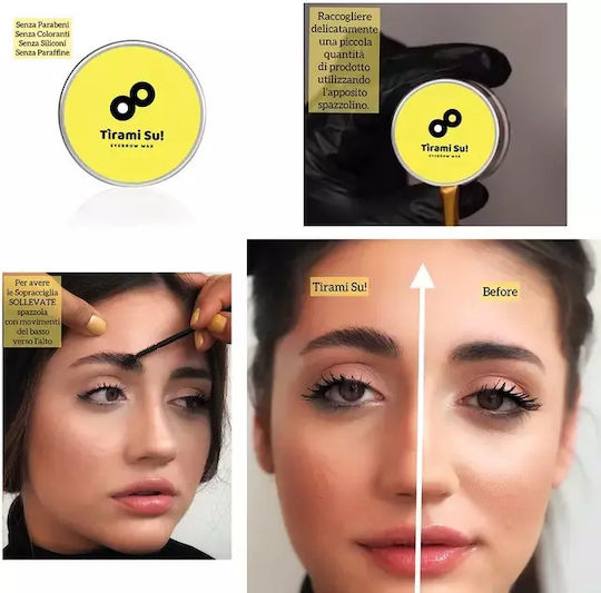 Tirami Su Eyebrow Wax Styling Uv Uva Protection 10 Ml