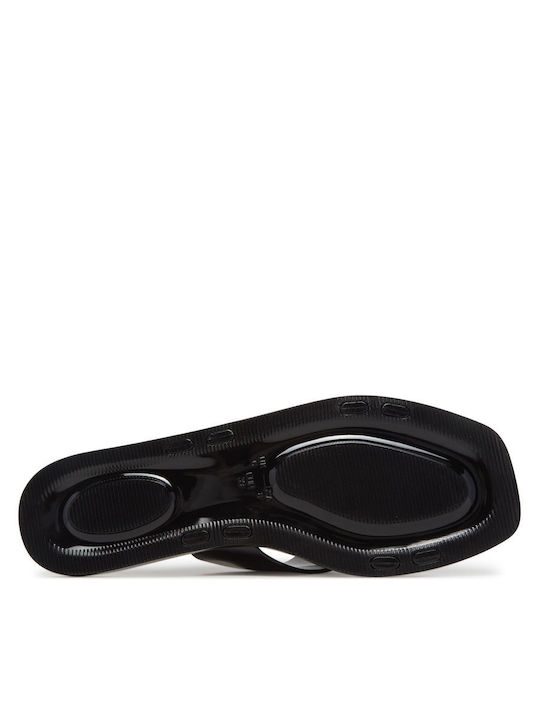 Flache Sandalen für Damen in Schwarz Farbe