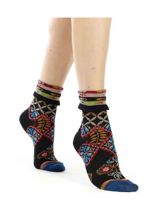 Desmazieres Drino Patterned Socks Multicolored Desmazieres Drino Patterned Socks Multicolored