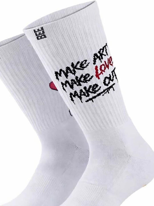 Bee Unusual Make Love Weißer Socken As-260712