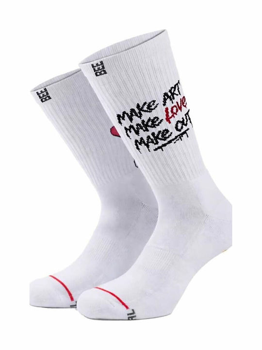 Bee Unusual Make Love Weißer Socken As-260712