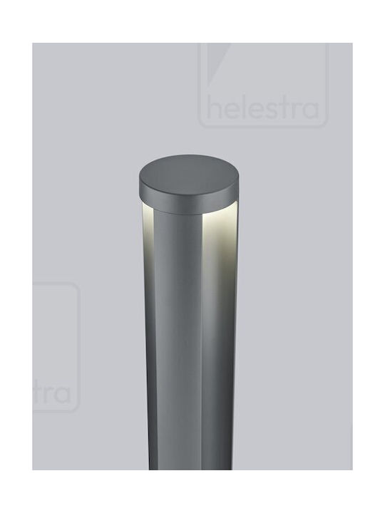 Helestra Post Mic LED Pentru Exterior 18W Cu Lumină Alb Cald IP65 Gri