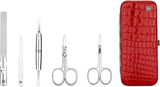 Set Manichiură-pedichiură 5 Piese Foarfecă de Unghii Piele