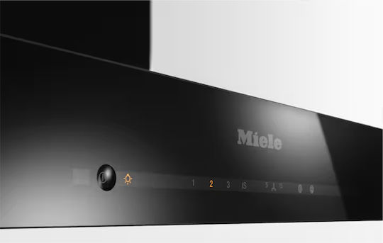Miele DA 6698W D OBSW Απορροφητήρας Καμινάδα 90cm Μαύρος