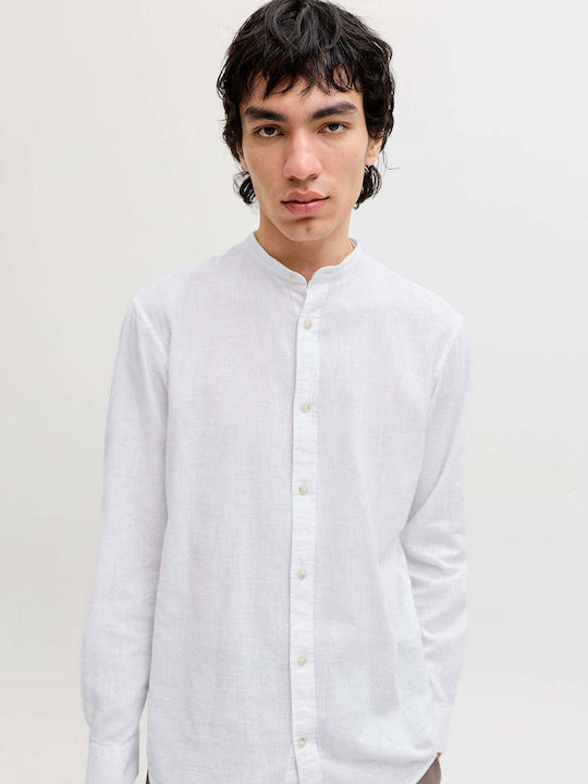 Langärmlig Hemd White