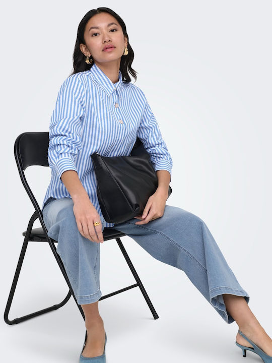 Long Sleeve Women's Shirt Light Blue