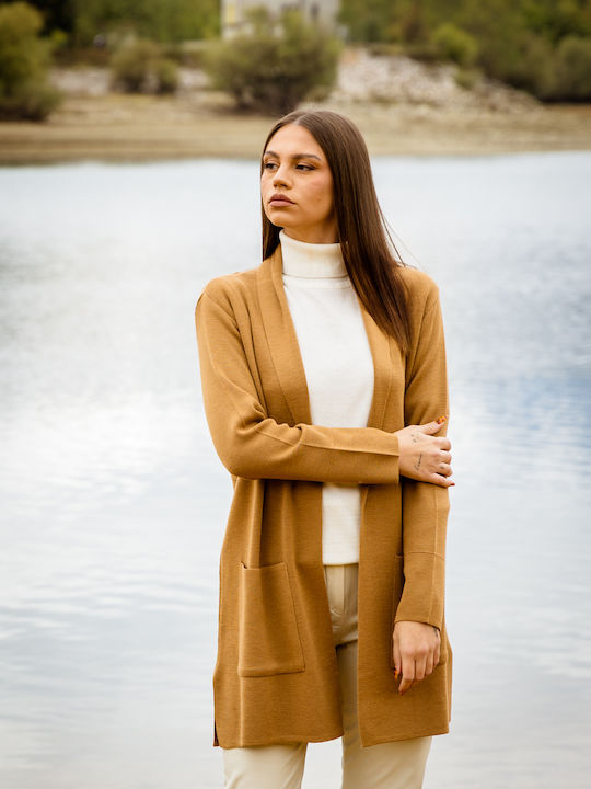 Women's Cardigan Camel